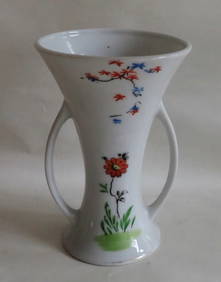 Vintage Hand Painted Porcelain Art Deco Vase, Takito 1930s (1 of 8)