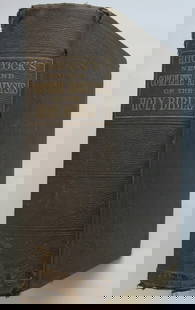 Hitchcock, New & Complete Analysis of the Holy Bible, 1886, illustrated: "Hitchcock's New and Complete Analysis of the Holy Bible Or, the Whole of the Old and New Testaments Arranged According to Subjects in Twenty-Seven Books." On the Basis of Matthew Talbot, as Improved