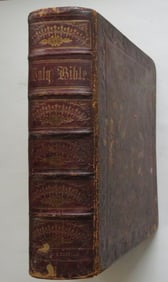 Large Holy Bible, 1855, Harding Edition, Philadelphia, illustrated