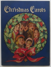 Karl Schulte, Christmas Carols, Whitman Ed. 1942, Lohman illustrated