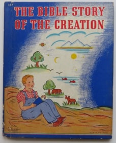 Mary Alice Jones, Bible Story of Creation, Rand McNally Ed. 1941, Patton illustrated