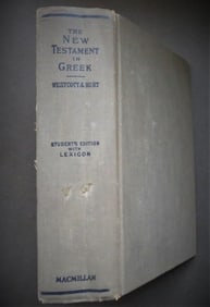 New Testament, Original Greek, English Notes, Lexicon, Commentary 1948