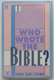 Richard Friedman, Who Wrote the Bible, Research & Discoveries, 1st/1st Ed. 1987