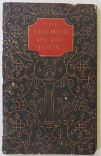 The Sermon On The Mount & Other Sayings of Jesus, Peter Pauper Press, 1960: "The Sermon on The Mount and Other Sayings of Jesus. From the King James Version of the Holy Bible" decorated by Valenti Angelo. Published by The Peter Pauper Press, Mount Vernon, New York. First edit