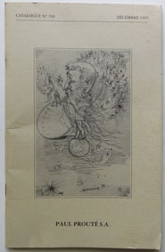 Drawings & Prints of 16th-20th Century, 1995 Exhibition Catalog, Proute Gallery, Paris