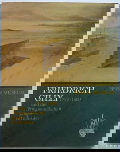Friedrich Gilly 1772-1800, German Exhibition Catalog, 1st Ed. 1984: "Friedrich Gilly, 1772-1800, und die Privatgesellschaft junger Architekten" [Friedrich Gilly and the Private Society of Young Architects], exhibition catalog edited by Brigitte Schutz, published by