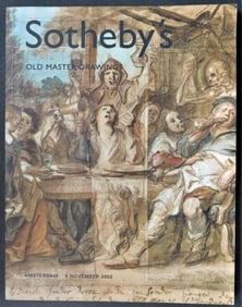 Old Master Drawings, Sothebys Amsterdam Catalog 2002, illustrated