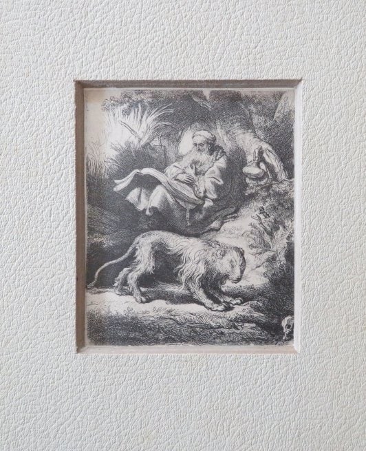 Rembrandt, Saint Jerome Reading, 1634, German Facsimile 1920s (1 of 7)