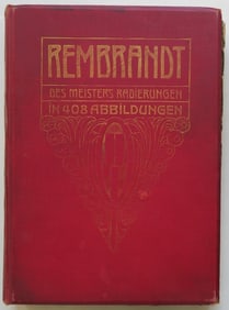 Rembrandt,  Master's Engravings, 408 Reproductions, German Ed. 1910