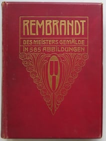 Rembrandt, The Master's Paintings, 565 Reproductions, German Ed. 1906