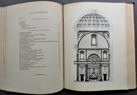 Popp, Michelangelo Medici Chapel, 1922, 1st Ltd German Ed., 80 Plates: "Michelangelo's Medici Chapel" by A.E. Popp, with 88 illustrations on 80 plates, published O.C. Recht Verlag, Munich, 1922. First printing limited to one thousand copies. The text is in German. Michel