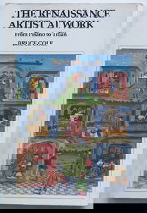 Bruce Cole, Renaissance Artist at Work From Pisano to Titian, 1992: "The Renaissance Artist at Work: From Pisano to Titian" by Bruce Cole, published by Harper & Row, New York, 1983. Stated First Edition, fifth printing, 1992. Soft cover, 6" x 9"; black marker on the h