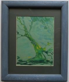 Victor Moreau, Gone with the Wind, The Storm, Acrylics on Paper, Framed, 1980s