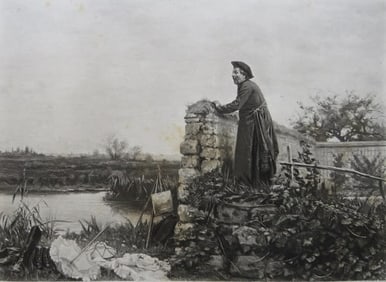 Chevilliard, Good Point of View, Antique Photogravure Goupil 1881