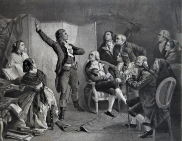 Pils, Rouget de Lisle Singing The Marseillaise, Antique Photogravure Goupil 1881