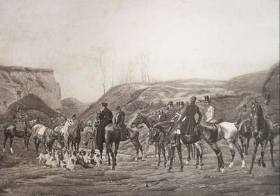 Jean Richard Goubie, Presenting Trophy of The Foot, Photogravure Goupil 1881