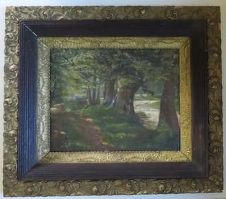 Wilhelm Boehme-Brauer, Impressionist Landscape, 1890s-1910s, Oil Painting