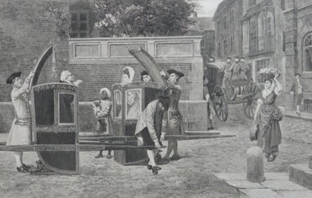 Yeames, Last Bit of Scandal, 1888, steel engraving Louis Godfrey, Hess 1880s