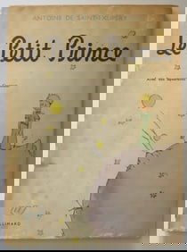 Saint-Exupery, Le Petit Prince, 1962 French Edition, illustrated