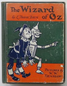 Frank Baum, Wizard Of Oz, 1920 Bobbs Merrill, 5th/1state, 16 Color Plates Denslow