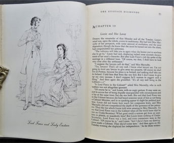 Trollope, Eustace Diamonds, US Ed. 1951, Ken Riley illustrations