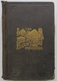 Mark Twain, Pilgrims Progress or Innocents Abroad 1870, illustrated: "The Innocents Abroad or The New Pilgrims' Progress; Being Some Account of the Steamship Quaker City's Pleasure Excursion to Europe and the Holy Land; with Descriptions of Countries, Nations, Incident