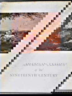 American Classics of 19th Century, Exhibition Catalog 1957, illustrated: "American Classics of the Nineteenth Century" Foreword by Gordon Bailey Washburn. Exhibition Catalog by the Carnegie Institute, Pittsburgh, 1957. Soft cover, 7.1/4" x 10"; unpaginated, c. 50 pages,