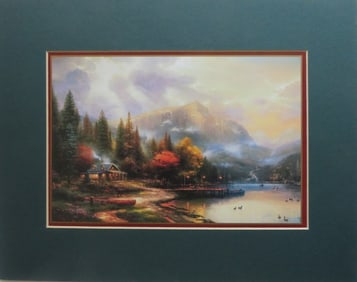 Thomas Kinkade, End Of A Lazy Day, A Perfect Day III, Litho, Art Folio, 1999