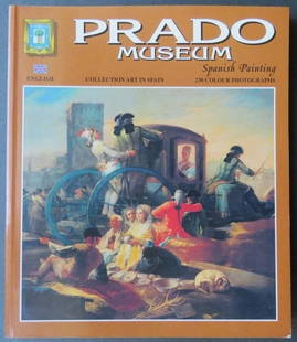 Xavier Costa Clavell, Prado Museum, Spanish Painting, fully illustrated: "Prado Museum: Spanish Painting" by Xavier Costa Clavell, 230 color photographs, English Edition, published by Editorial Escudo de Oro, Barcelona Spain, undated, first edition, 23rd printing ["23th