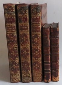 Frederick II, Oeuvres Du Philosophe De Sans-Souci, 1stEd.1750 + 2nd Ed.1760, 5vol.