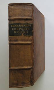 Shakespeare, Complete Work, 1853 1vol. Ed., 10 Plates by H.W. Smith: "The Works of William Shakespeare, Comprising His Dramatic and Poetical Works, Complete; Accurately printed from the Text of the corrected copy left by the late George Stevens, Esq. with a Glossary an