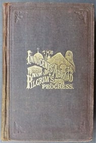 Mark Twain, Innocents Abroad or Pilgrim's Progress, 1stEd. 1882 Print, illustrated