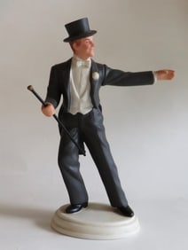 Fred Astaire Dancing as Josh Barkley Porcelain Figurine, Ltd. Ed. Avon 1984