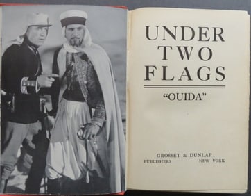 Ouida, Under Two Flags, Film Edition 1936, illustrated, Novel