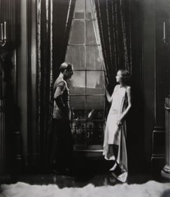 Greta Garbo & Conrad Nagel, Mysterious Lady, 1928 Large Movie Still 1, 1990s Print