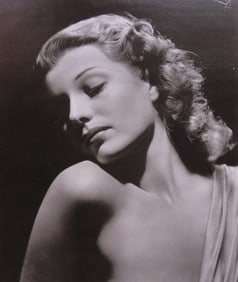 Rita Hayworth, 1941, Large Studio Photo, 1990s Litho Print