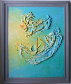 The Guardian, Painting on Canvas, Mixed Media, Signed, 2012, Framed