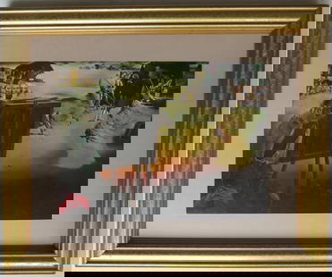 Salvador Dali, Impressions of Africa, Litho Art Print 1979, Framed: "Impressions of Africa" by Salvador Dalí, 1938, vintage lithographic print Taschen 1979 after the original oil painting located in the Museum Boijmans van Beuningen, Rotterdam, Netherlands. Vintage p
