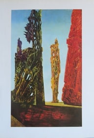 Max Ernst, Torpid Town, Litho Art Print 1975