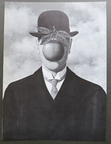 Rene Magritte, The Son of Man, Litho Art Print 1985