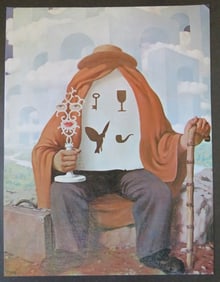 Rene Magritte, The Liberator, 1947, Litho Art Print 1985