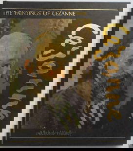 Nicholas Wadley, The Paintings of Cezanne, Monography 1989 illustrated: "The Paintings of Cezanne" by Nicholas Wadley, published by Mallard Press, New York, printed in Spain, 1989. Hard boards, gold lettering on front board and spine, color illustration on front board, la