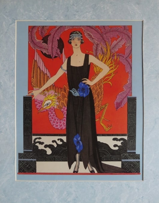 Worth, La Belle Dame Sans Merci Dress, 1921 Barbier, 1997 Limited Edition (1 of 5)