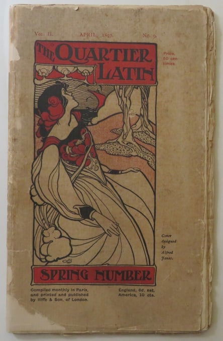 The Quartier Latin, Spring, Vol.II, April 1897, Art Nouveau illustrated (1 of 9)