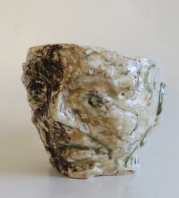 Marco Cup, Mug Sculpture, Victor Moreau, Surreal Art Pottery, Majolica