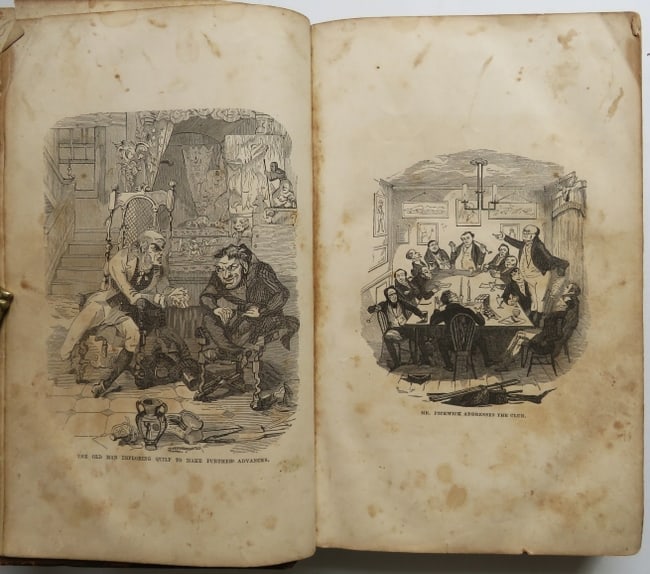 Charles Dickens, Pickwick Papers, Old Curosity Shop, illustrated, 1858 (1 of 18)