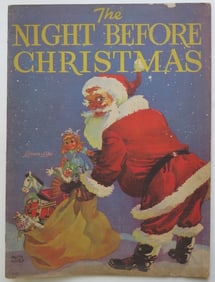 The Night Before Christmas, Whitman 1st Edition, 1935, Keith Ward illustrated