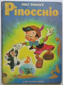 Collodi, Walt Disney's Pinocchio, Version of Movie Ed. Big Golden Book, 1953, illustrated