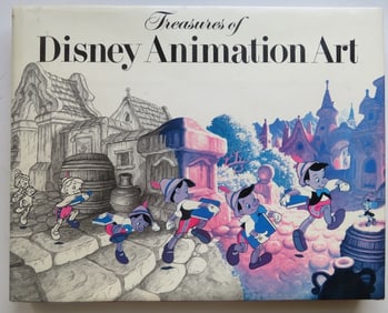 Treasures of Disney Animation Art, 1982, Abbeville Press 1stEd. illustrated