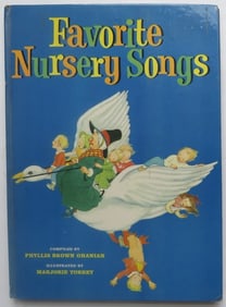 Favorite Nursery Songs, Random House 1stEd. 1956, Marjorie Torrey illustrated
